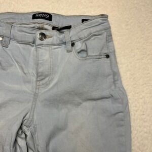 Buffalo David Bitton Capri Women 6/28 Light Blue Aubrey Mid Rise Super Soft Jean